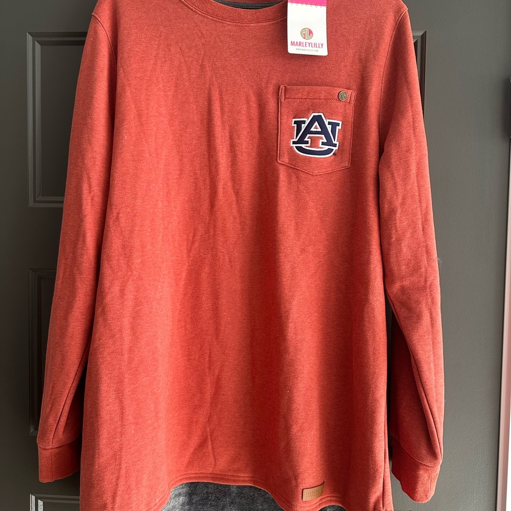 Auburn University Women's Crew Neck Sweater - Orange